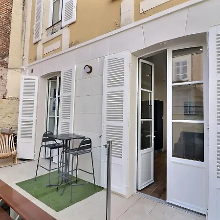 아파트 Havre De Paix & Jardin Quartier Bonsecours Fibre 트로우빌쉬메르